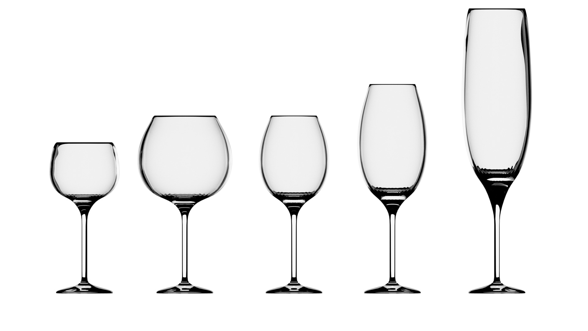 five different wine glass 3351989 1920