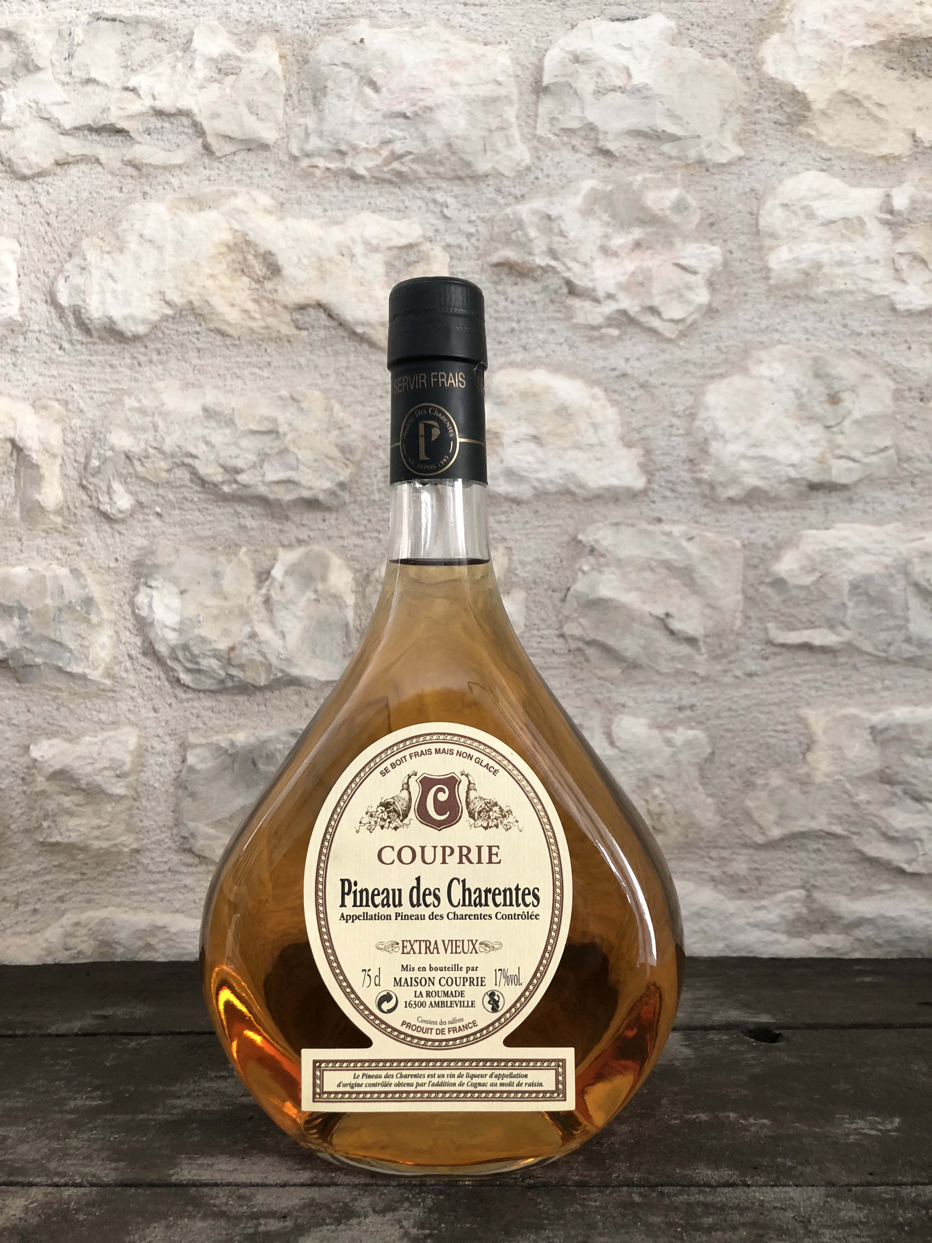 Vin de Liqueur Vin doux naturel appelé vin cuit Extra Vieux Carafe